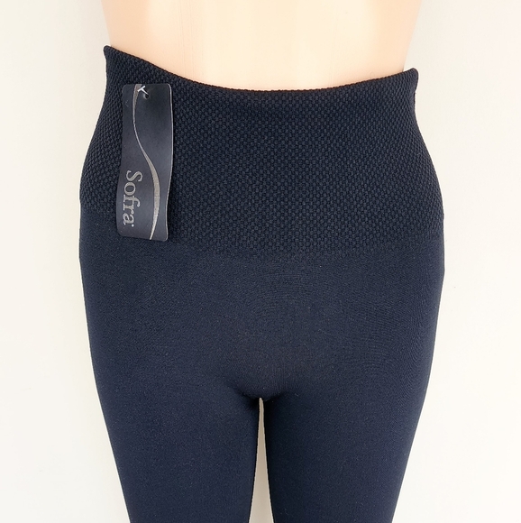 Sofra High-Waisted Seamless Black Leggings - Picture 7 of 12